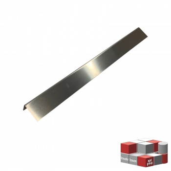 Kantenschutz Alu Glatt Natur, 0,8 und 1,5 mm stark